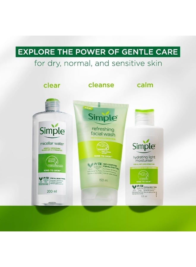 Simple Hydrating Light Daily Face Moisturizer, 125Ml - Image 2